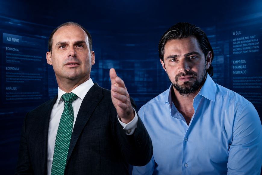 Polícia Federal investiga se Vorcaro bancou Eduardo Bolsonaro nos EUA