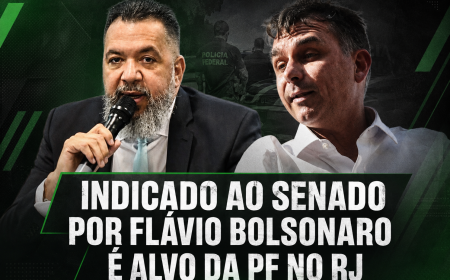 INDICADO AO SENADO POR FLÁVIO BOLSONARO É ALVO DA PF NO RJ