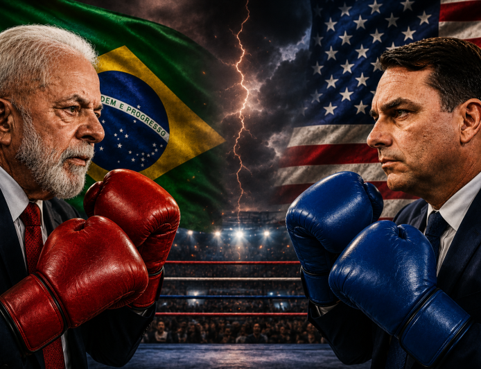ESTADOS UNIDOS X BRASIL: O NOVO TARIFAÇO VIROU ARMA NA DISPUTA ENTRE LULA E FLÁVIO BOLSONARO