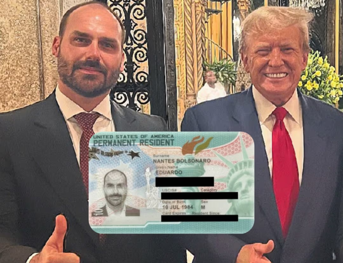 Green card para Eduardo Bolsonaro expõe contradição entre discurso e atuação contra o Brasil
