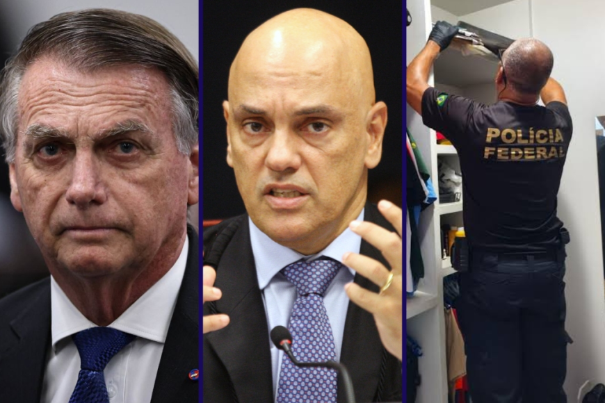 PF revista casa de Bolsonaro atrás de armas que ele não devolveu
