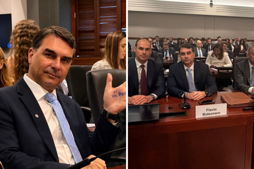 Governo dos EUA sentiu desconforto com o discurso de Flávio durante a audiência do USTR.
