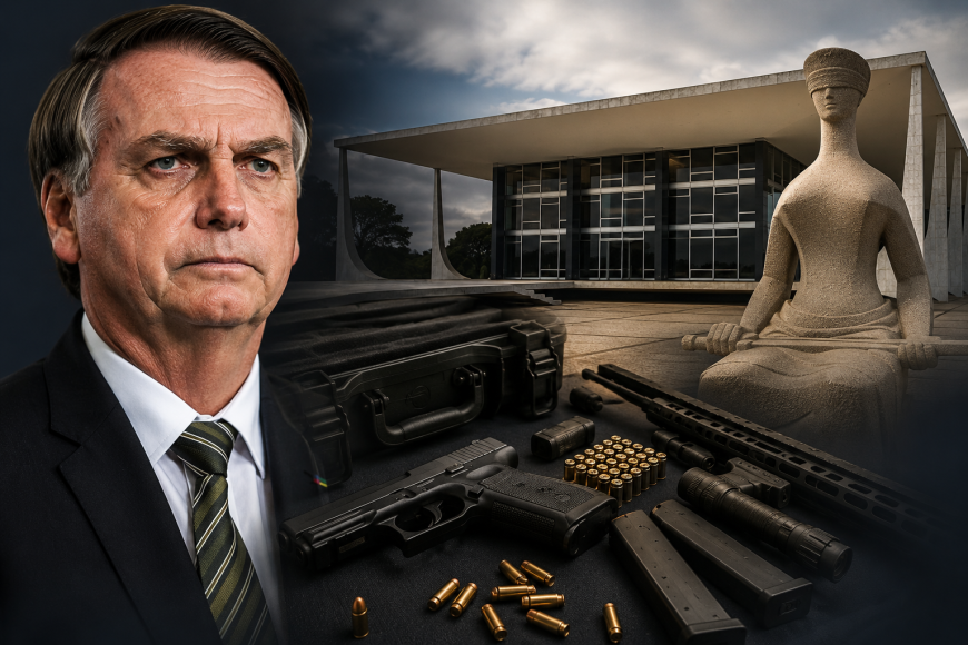 POLÍCIA FEDERAL FAZ BUSCA NA CASA DE BOLSONARO