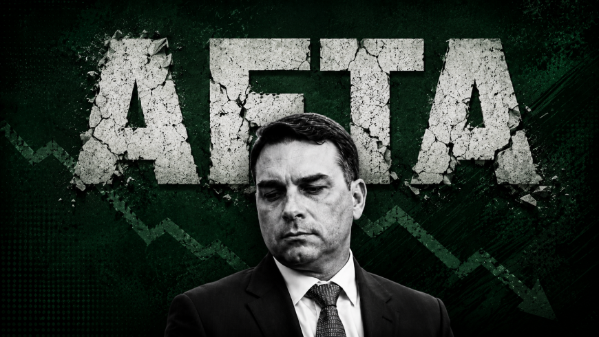 Submisso aos EUA, Flávio Bolsonaro propõe o “AFTA”, acordo falido que prende a economia do Brasil