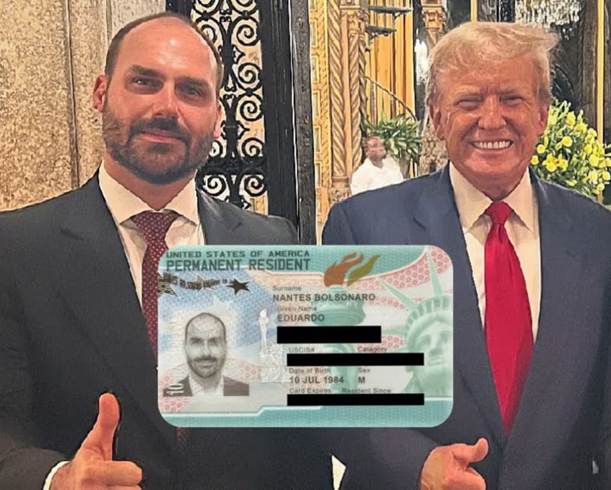 Green card para Eduardo Bolsonaro expõe contradição entre discurso e atuação contra o Brasil